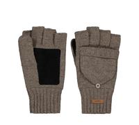 Barts Mitaines en laine Haakon Homme - moufles gants tricot avec doublure Hiver automne-hiver - S/M marron