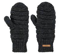 Barts Moufles Jasmin Femme – tricot laine, doublure, taille unique Anthracite