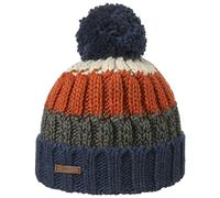 BARTS Wilhelm Beanie - Homme - Bleu / Rouge - taille Unique- modèle 2026