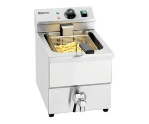 Bartscher collation I Single Stand-Alone Deep Fryer 8L 3250 W Stainless Steel - fryers (Deep Fryer, 8 l, Single, Stainless Steel, Stand-Alone, Stainless Steel)
