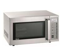Bartscher DIG - Four micro-ondes monofonction - 25 litres - 1000 Watt - acier inoxydable Acier inoxydable G