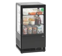 BARTSCHER - Mini vitrine réfrigérée 58L - Noir