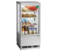 BARTSCHER - Mini vitrine réfrigérée 78L - Argenté