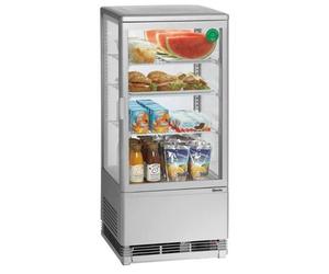 BARTSCHER - Mini vitrine réfrigérée 78L - Argenté