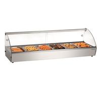 Vitrine chaude 6 x GN 1/3
