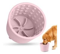 Bartuke Gamelle à lécher pour chien, alimentation lente, tapis à lécher pour chiens de petite à grande taille à long museau, distributeur de friandises à alimentation lente en silicone sans BPA pour