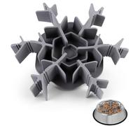 Bartuke Gamelles Inserts pour Chien avec 9 Fort ventouses, gamelle Anti glouton Chien, Longueur réglable de 11,9 à 17,8 cm, pour Chiens de Petite et Moyenne Taille