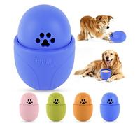 Bartuke Jouet pour chien La Reine des Neiges - Balle à lécher rechargeable et congelable - Jouet puzzle interactif à alimentation lente - Jouet à mâcher durable pour chiens de petite, moyenne et