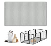 Bartuke Tapis de Sol en Silicone Souple pour Lapin, 101 x 71 cm, Lavable et réutilisable, Tapis d'entraînement pour Petits Animaux, cochons d'Inde, Lapin, Hamster, Chats, Chiens