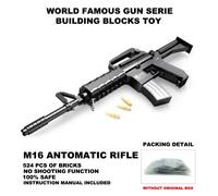 Bartungstène-Fusil Revolver De La Série",98k Mp5 Qbz95,Figurine Desert Eagle,Arme,Odor,Machine,Peut Tirer Des Balles,Briques,Jouets,"Odor - Type 524pcs M16 #B