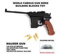 Bartungstène-Fusil Revolver De La Série",98k Mp5 Qbz95,Figurine Desert Eagle,Arme,Odor,Machine,Peut Tirer Des Balles,Briques,Jouets,"Odor - Type 145pcs C96 #B