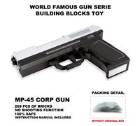 Bartungstène-Fusil Revolver De La Série",98k Mp5 Qbz95,Figurine Desert Eagle,Arme,Odor,Machine,Peut Tirer Des Balles,Briques,Jouets,"Odor - Type 268pcs Mp-45 #A