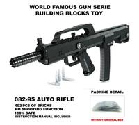 Bartungstène-Fusil Revolver De La Série",98k Mp5 Qbz95,Figurine Desert Eagle,Arme,Odor,Machine,Peut Tirer Des Balles,Briques,Jouets,"Odor - Type 493pcs Qbz95 #B