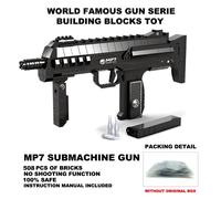 Bartungstène-Fusil Revolver De La Série",98k Mp5 Qbz95,Figurine Desert Eagle,Arme,Odor,Machine,Peut Tirer Des Balles,Briques,Jouets,"Odor - Type 508pcs Mp7 #A