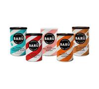 Barú Assortiment de Chocolats Chauds - Marshmallow Moelleux, Chocolat Noir, Caramel Salé, Chocolat Blanc & Swirly - 5 x 250 g - 60 tasses
