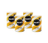Barú Golden Chai Latte - Pack de 4 x 250 g - Préparation instantanée au thé noir, épices & curcuma - 48 tasses - Vegan, naturel, sans arômes artificiels - Fait main en Belgique