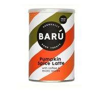BARÚ Pumpkin Spice Latte, Café aux Épices de Citrouille, Végétalien, 250g, Lot de 6