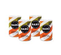Barú Pumpkin Spice Latte - Pack de 4 x 250 g - Préparation instantanée au café, citrouille, cannelle & poivre de Jamaïque - Vegan, naturel, sans arômes artificiels - 48 tasses - Fait main en Belgique