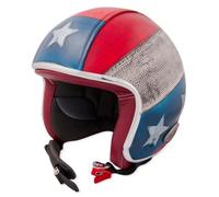 BARUFFALDI ZEON VINTAG AMERICA casque jet bleu-rouge-blanc S