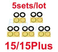Baruile-Lot De 5 Lentilles De Caméra Arrière Avec Adhésif,Pour Iphone 15 Pro Max 14 Plus 13 Mini 12 11 Poly Xs Xsmaxx6 7p 8.5x 15 15plus.