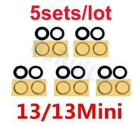 Baruile-Lot De 5 Lentilles De Caméra Arrière Avec Adhésif,Pour Iphone 15 Pro Max 14 Plus 13 Mini 12 11 Poly Xs Xsmaxx6 7p 8.5x 13 13mini.
