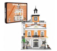barweer Mini briques de serrage - Kit de construction de maison de ville - Architecture des maisons de ville - Moc Modular Buildings pour adultes (1780 pièces)