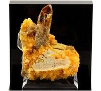 BARYTE - Pierre Naturelle en Provenance des USA, Elk Creek locality, Dalzell, Meade Co., South Dakota - Cristal de Baryte Authentique 1994.5 ct - Certificat d'Authenticité Inclus 86 x 70 x 55 mm G
