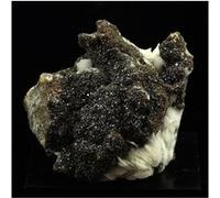 BARYTE + SPHALERITE en provenance de FRANCE, Saint-Laurent-le-Minier - Pierre Naturelle de Collection, Cristal Rare et Authentique 567.0 ct - Certificat d'Authenticité Inclus 50 x 40 x 40 mm G