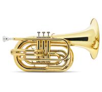 Baryton de Marche en Laiton Sib Instrument Vent 3 Pistons Set Embouchure Coffre