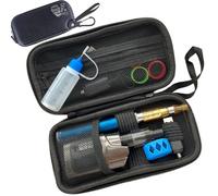 Barzisoridar Pochette de protection en EVA avec bandes de vapotage pour batterie ego, cartouche et chargeur, votre organisateur de kit VAP-e On-The-Go, organisateur de rangement de voyage, résistant