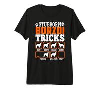 Barzoï StuTough Tricks Funny Puppy Lover T-Shirt Haut de Gamme