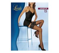 Bas autofixants femme LEVANTE 15 deniers avec volant en dentelle article VANITA