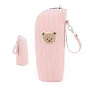 Bas Babbine - Porte Thermique Plus Fraîche avec Design 'Ours, Sac De Refroidissement Bouteille pour Matériau Fort | Largement Applicable, Infirmière Maman pour Lait Maternel P, Rose,