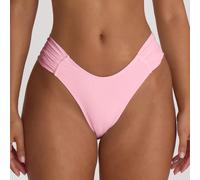 Bas de bikini ajusté cheeky avec fronces, essentiels pour la baignade, les vacances, l'été, les voyages. Tenues de plage pour enterrement de vie de jeune fille, mariage, célibat. Couleur unie, tenue d