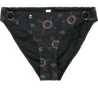 Bas de bikini de Black Premium by EMP - Bas de Bikini avec Imprimé Celtique - S à XXL - pour Femme - noir M