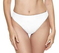 Bas de Bikini Femme Coupe Brésilienne String Tanga Maillot de Bain Élégant