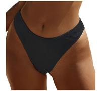 Bas de Bikini Femme Coupe Haute Taille Bas de Maillot de Bain Brésilien String Tanga Bas de Maillots Chic Maillot menstruel