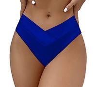 Bas de Bikini Femme Coupe Haute Taille Bas de Maillot de Bain Brésilien String Tanga Bas de Maillots Chic Maillot De Bain