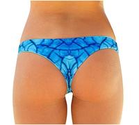 Bas de Bikini Femme Coupe Haute Taille Bas de Maillot de Bain Brésilien String Tanga Bas de Maillots Chic Maillot menstruel