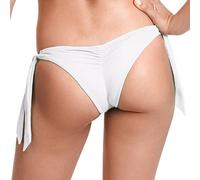 Bas de Bikini Femme Coupe Haute Taille Bas de Maillot de Bain Brésilien String Tanga Bas de Maillots Chic