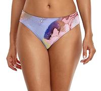 Bas de bikini imperméable pour femme - Couverture complète - Basique - Séchage rapide - Taille basse - Respirant - Pour la plage - Pour adolescentes et filles, jaune, L