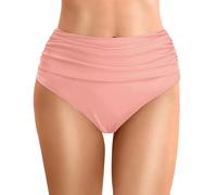 Bas de Bikini Taille Haute, Short de Plage froncé, Couverture complète, Aussi Short Yoga Sport