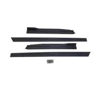 Bas De Caisse 190 Cm pour Golf Mk7 .5 R GTI 2013-2019, Noir Brillant, Extension, Lèvre Pare-Chocs Jupes Latérales(Look de Carbone)