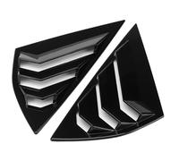 Bas De Caisse Accessoires Auto Aileron Persiennes Vitres Latérales Caches Prise d'air Garnitures Ventilation Compatible avec Ford pour Mustang Mach E 2021-2022(Glossy Black)