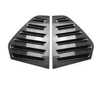 Bas de Caisse Aileron De Lunette Arrière Triangulaire Garniture De Persienne Kit Carrosserie Accessoires Compatible avec VW pour Golf MK 8 2020-2025(Carbon Fibre)