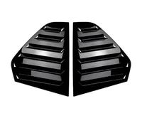 Bas de Caisse Aileron De Lunette Arrière Triangulaire Garniture De Persienne Kit Carrosserie Accessoires Compatible avec VW pour Golf MK 8 2020-2025(Glossy Black)