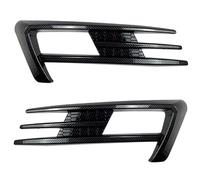 Bas De Caisse Autocollant Pare Chocs Avant Aileron Latéral Séparateur Canard Cache De Feu Antibrouillard Compatible avec VW pour Golf pour MK7 2013 2014 2015 2016(Carbon)