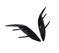 bas de caisse Autocollants Pour Pare Chocs Arrière Ailerons Latéraux Caches Canards Accessoires En ABS Compatible Avec Kia Pour Stinger 2018 2019 2020 2021 2022 2023(Gloss Black)