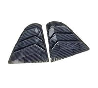 Bas De Caisse Cache Volet Lunette Arrière Garniture D'aération Latérale Décoration Pare Brise Compatible avec Mitsubishi pour Lancer EX X pour Evo 2008-2018(Carbon Look)