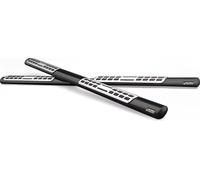 Bas de caisse en acier inoxydable Tubes de bas de caisse pour Peugeot 4007 2008-2012 Noir